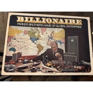 Vintage 1973 BILLIONAIRE Board‎ Game by Parker Brothers General Mills